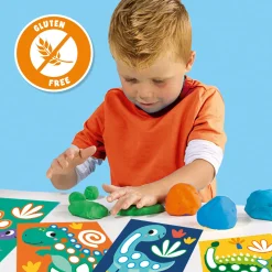 SES CREATIVE My first - Knetaufgabenkarten Dinos*Kinder Malen & Kneten