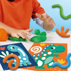 SES CREATIVE My first - Knetaufgabenkarten Dinos*Kinder Malen & Kneten