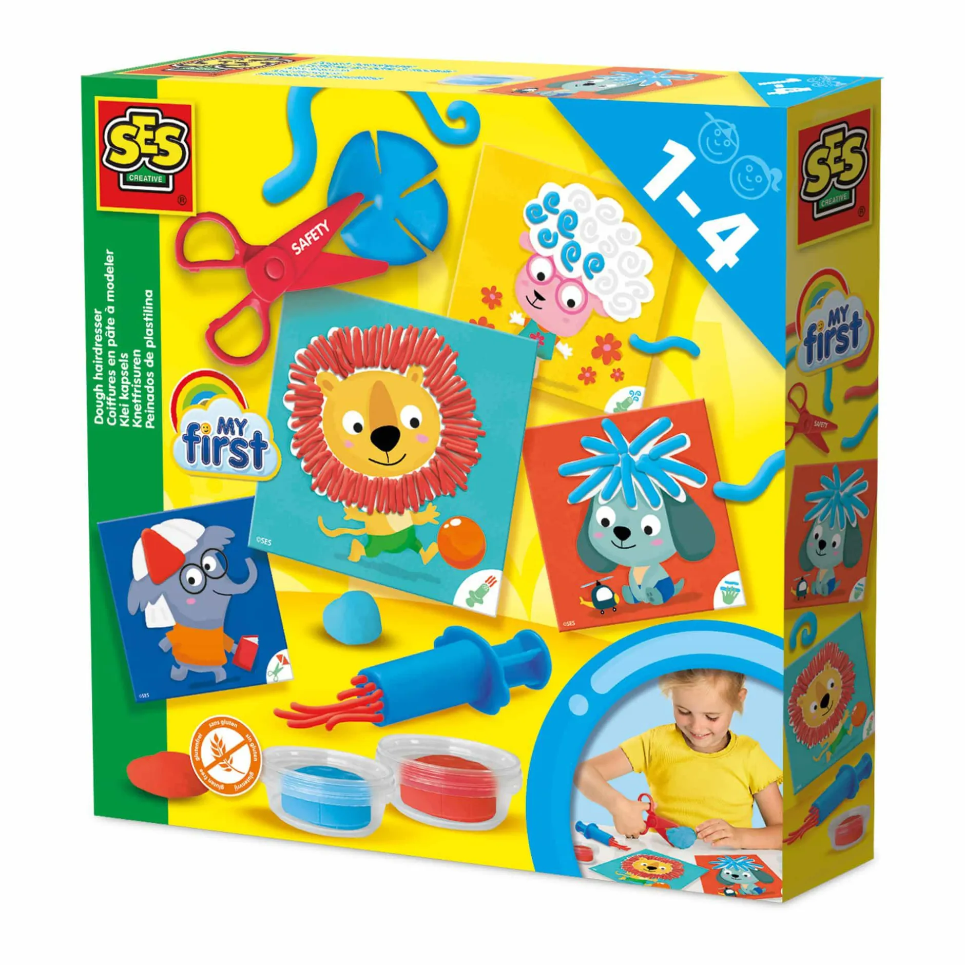 SES CREATIVE My first - Knetfrisuren*Kinder Malen & Kneten