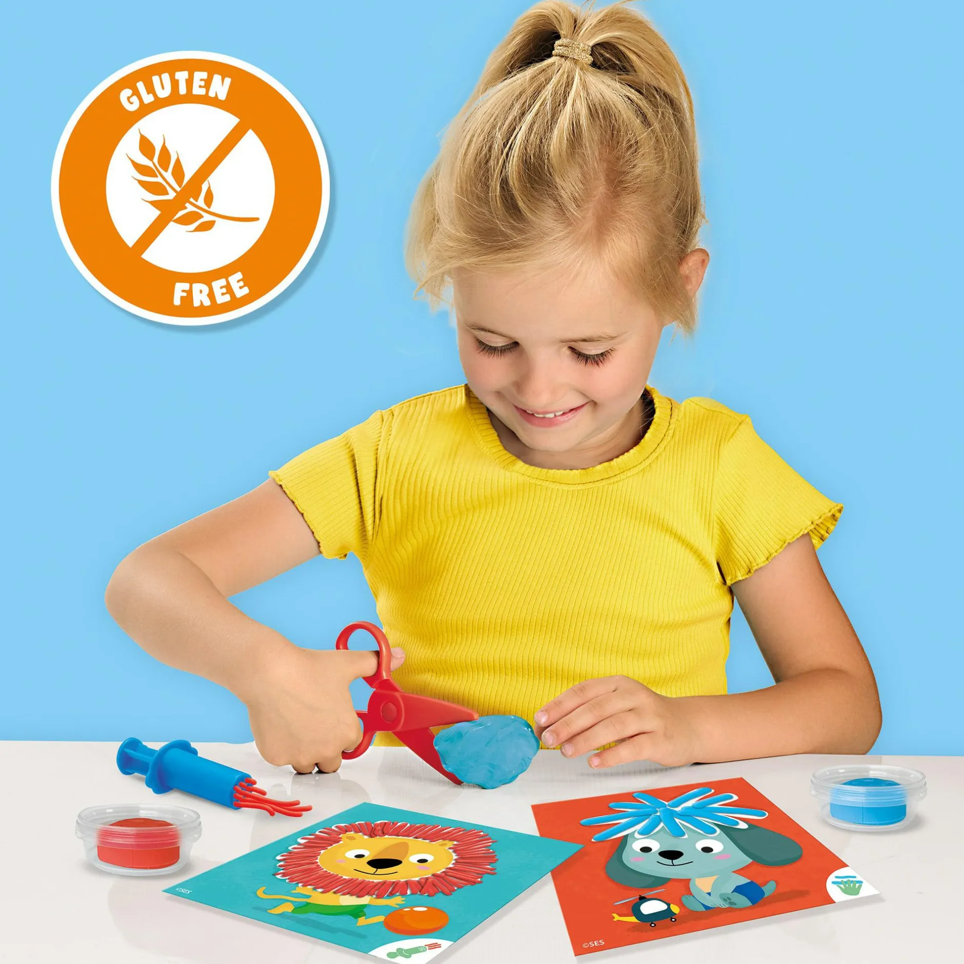 SES CREATIVE My first - Knetfrisuren*Kinder Malen & Kneten