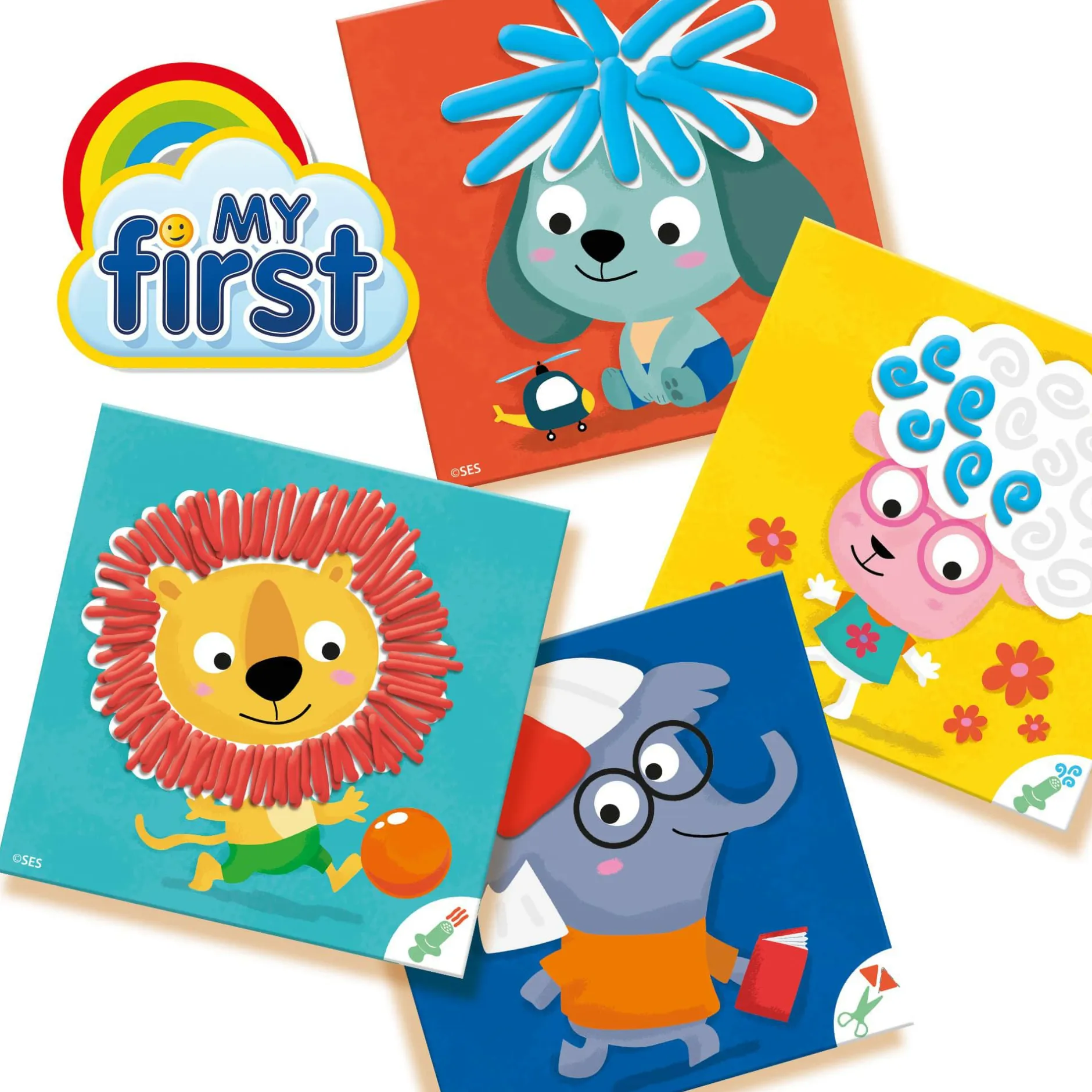 SES CREATIVE My first - Knetfrisuren*Kinder Malen & Kneten