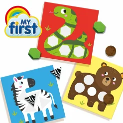 SES CREATIVE My first - Sensory Mosaik Karten*Kinder Lernspielzeug|Holzspielzeug