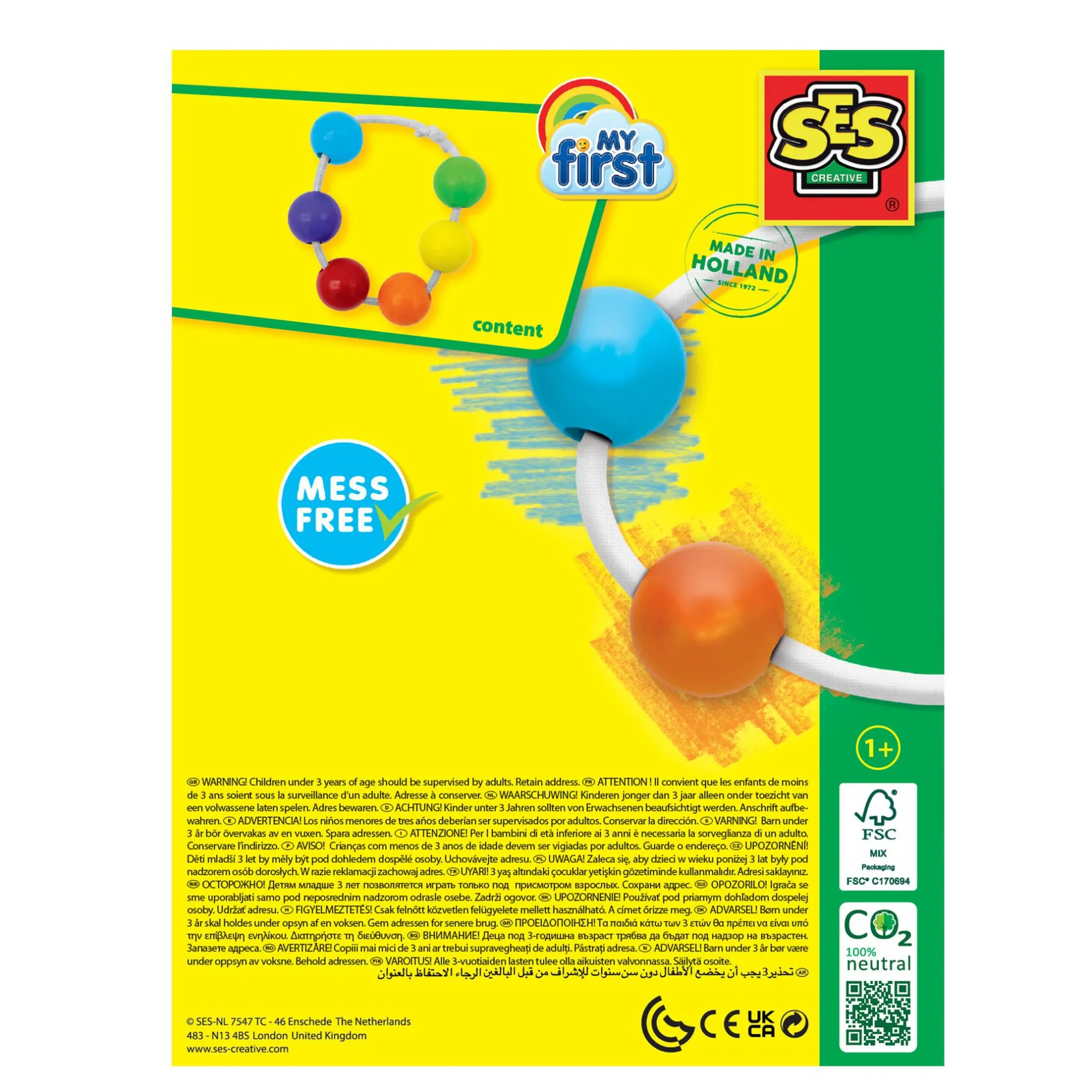 SES CREATIVE My first - Wachsmalperlen*Kinder Malen & Kneten