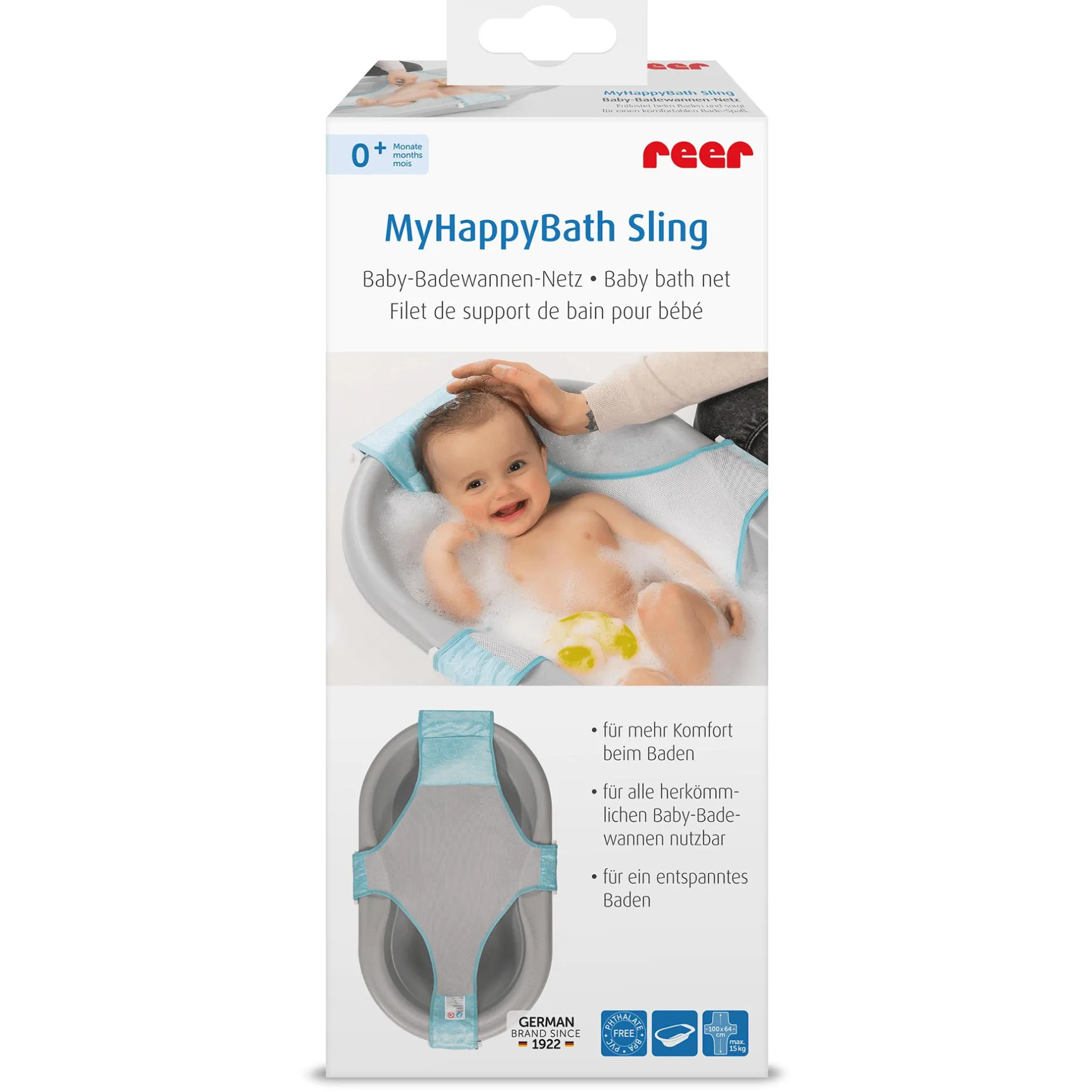 reer MyHappyBath Sling Baby-Badewannen-Netz* Badewannen
