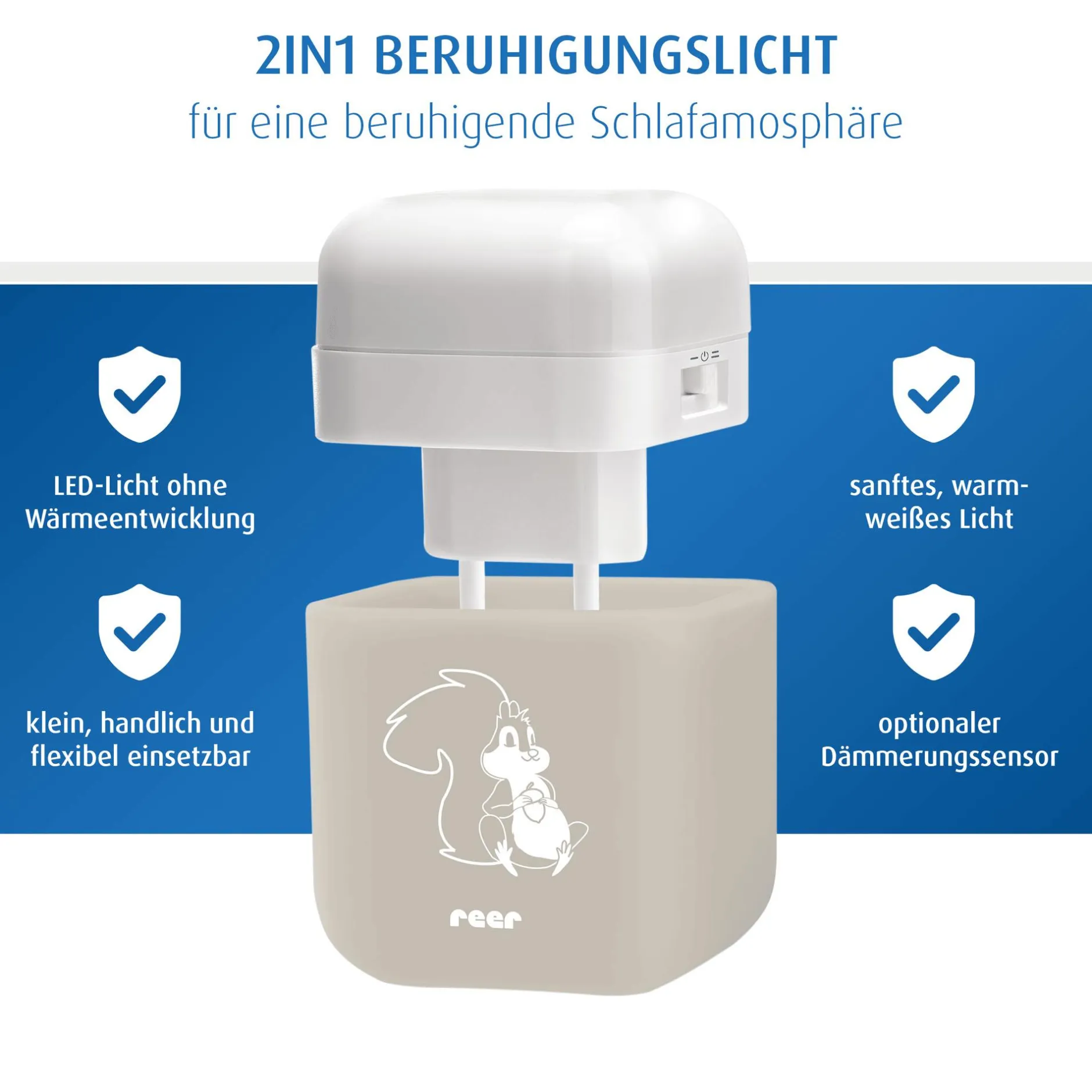 reer Nachtlicht 2in1 SleepLight Eichhörnchen* Nachtlichter