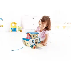 Hape Nachzieh-Arche*Kinder Holzspielzeug