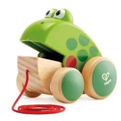 Hape Nachziehfrosch Fridolin*Kinder Holzspielzeug