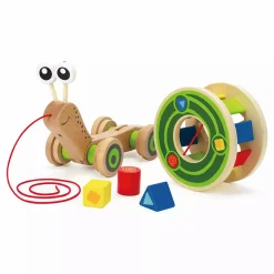 Hape Nachzieh-Schnecke*Kinder Holzspielzeug