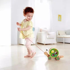 Hape Nachzieh-Schnecke*Kinder Holzspielzeug