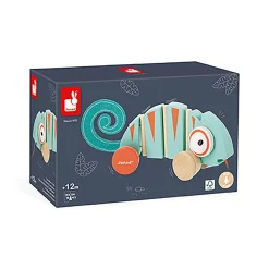 Janod Nachziehtier Chamäleon*Kinder Holzspielzeug