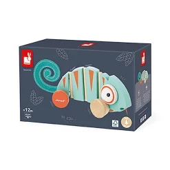 Janod Nachziehtier Chamäleon*Kinder Holzspielzeug
