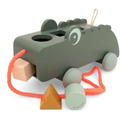 done by deer Nachziehtier Croco*Kinder Holzspielzeug
