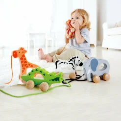 Hape Nachziehtier Elefant*Kinder Holzspielzeug