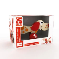 Hape Nachziehtier Hund Pepe*Kinder Holzspielzeug