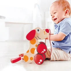 Hape Nachziehtier Hund Pepe*Kinder Holzspielzeug