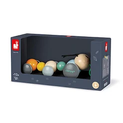 Janod Nachziehtier Raupe Sweet Cocoon*Kinder Lernspielzeug|Holzspielzeug