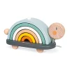 Janod Nachziehtier Schildkröte Regenbogen Sweet Cocoon*Kinder Lernspielzeug|Holzspielzeug