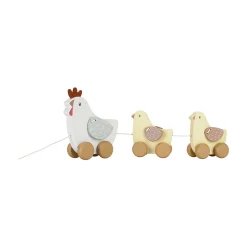 LITTLE DUTCH Nachziehtiere Hühner*Kinder Holzspielzeug
