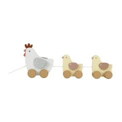LITTLE DUTCH Nachziehtiere Hühner*Kinder Holzspielzeug