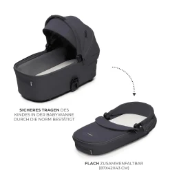 Kinderkraft NEA 2.0 Deep Grey*Kinder Kombi-Kinderwagen
