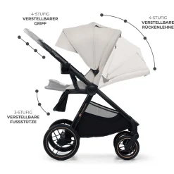 Kinderkraft NEA 2.0 Soft Beige*Kinder Kombi-Kinderwagen