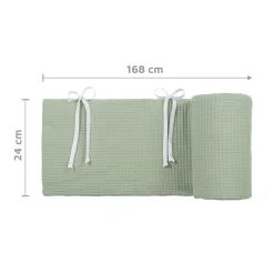 babybay Nestchen Waffelpiqué Jade* Bettausstattung