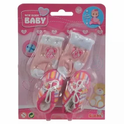 Simba New Born Baby Schuhe und Socken*Kinder Puppen & Puppenwagen|Spielzeug Ab 3 Jahren