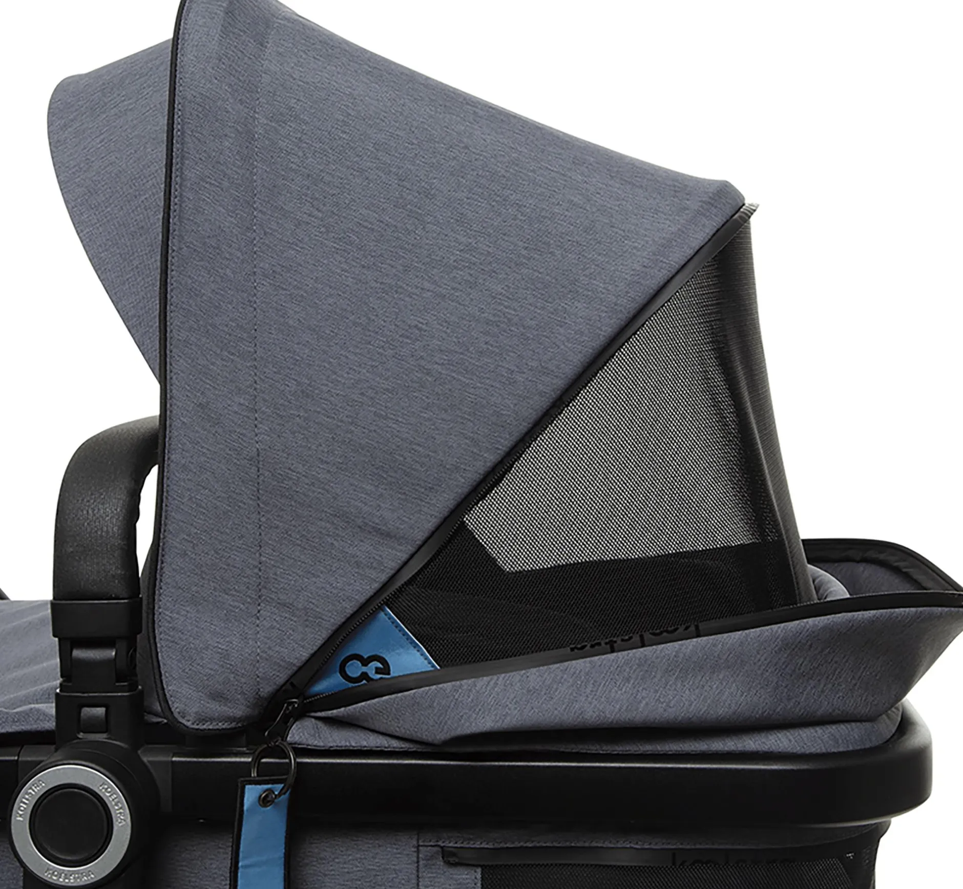 KOeLSTRA NEXT Dark Grey Melange*Kinder Kombi-Kinderwagen