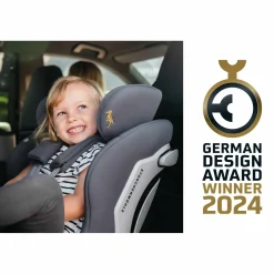 Storchenmu00fchle Niki Kid Asphalt*Kinder Kindersitze Isofix|Kindersitze 9-36 Kg, Gruppe 1/2/3