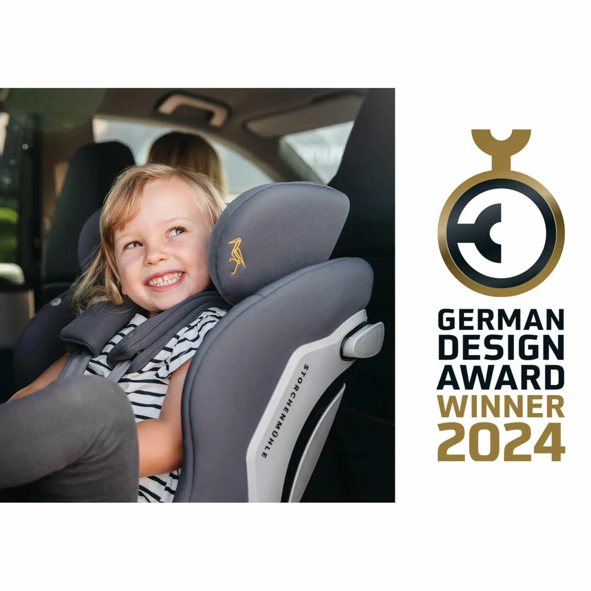 Storchenmu00fchle Niki Kid Asphalt*Kinder Kindersitze Isofix|Kindersitze 9-36 Kg, Gruppe 1/2/3