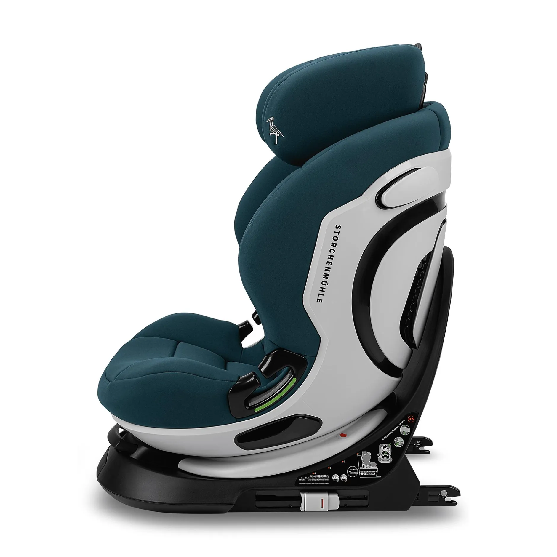 Storchenmu00fchle Niki Next Jade*Kinder Kindersitze Isofix|Kindersitze 15-36 Kg, Gruppe 2/3