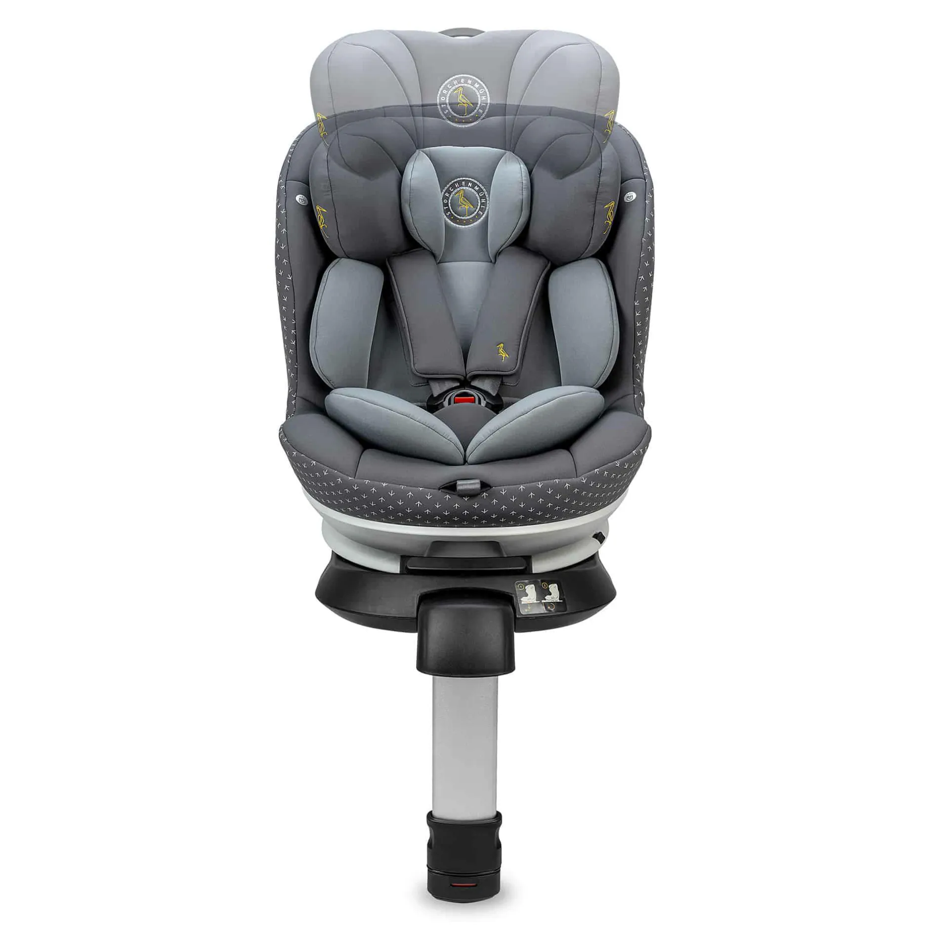 Storchenmu00fchle Niki Start Asphalt*Kinder Kindersitze Isofix|Reboarder 0-18 Kg, Gruppe 0+/1