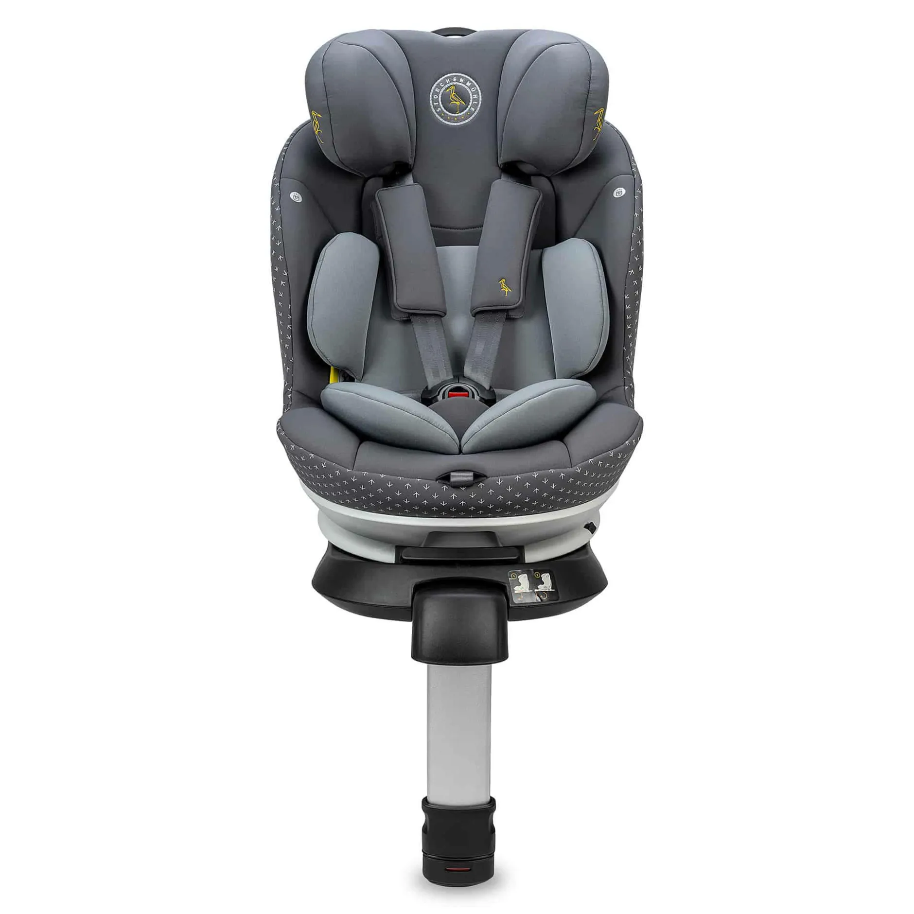 Storchenmu00fchle Niki Start Asphalt*Kinder Kindersitze Isofix|Reboarder 0-18 Kg, Gruppe 0+/1