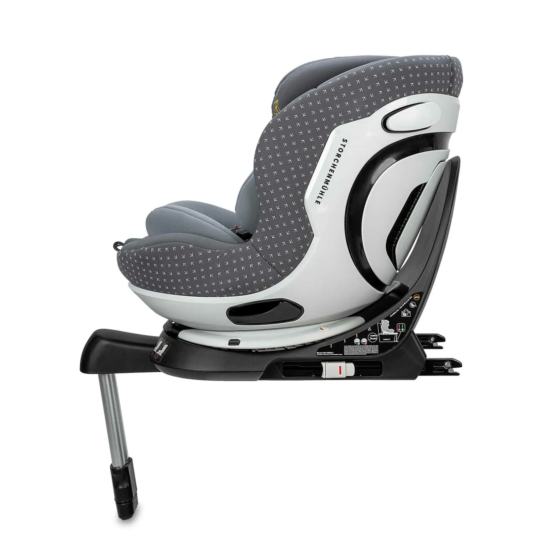 Storchenmu00fchle Niki Start Asphalt*Kinder Kindersitze Isofix|Reboarder 0-18 Kg, Gruppe 0+/1