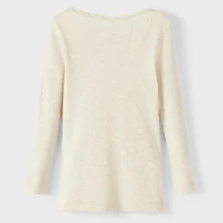 name it NMFKAB LS RIB TOP natur mel. NOS Peyote Melange     DL FS25* Kleinkindmode|Oberteile
