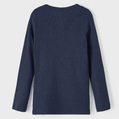 name it NMMKAB LS RIB HENLEY marine NOS Dark Sapphire    DL FS25* Kleinkindmode|Oberteile