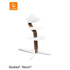 STOKKE Nomi® Hochstuhl Walnut White* Treppenhochstühle