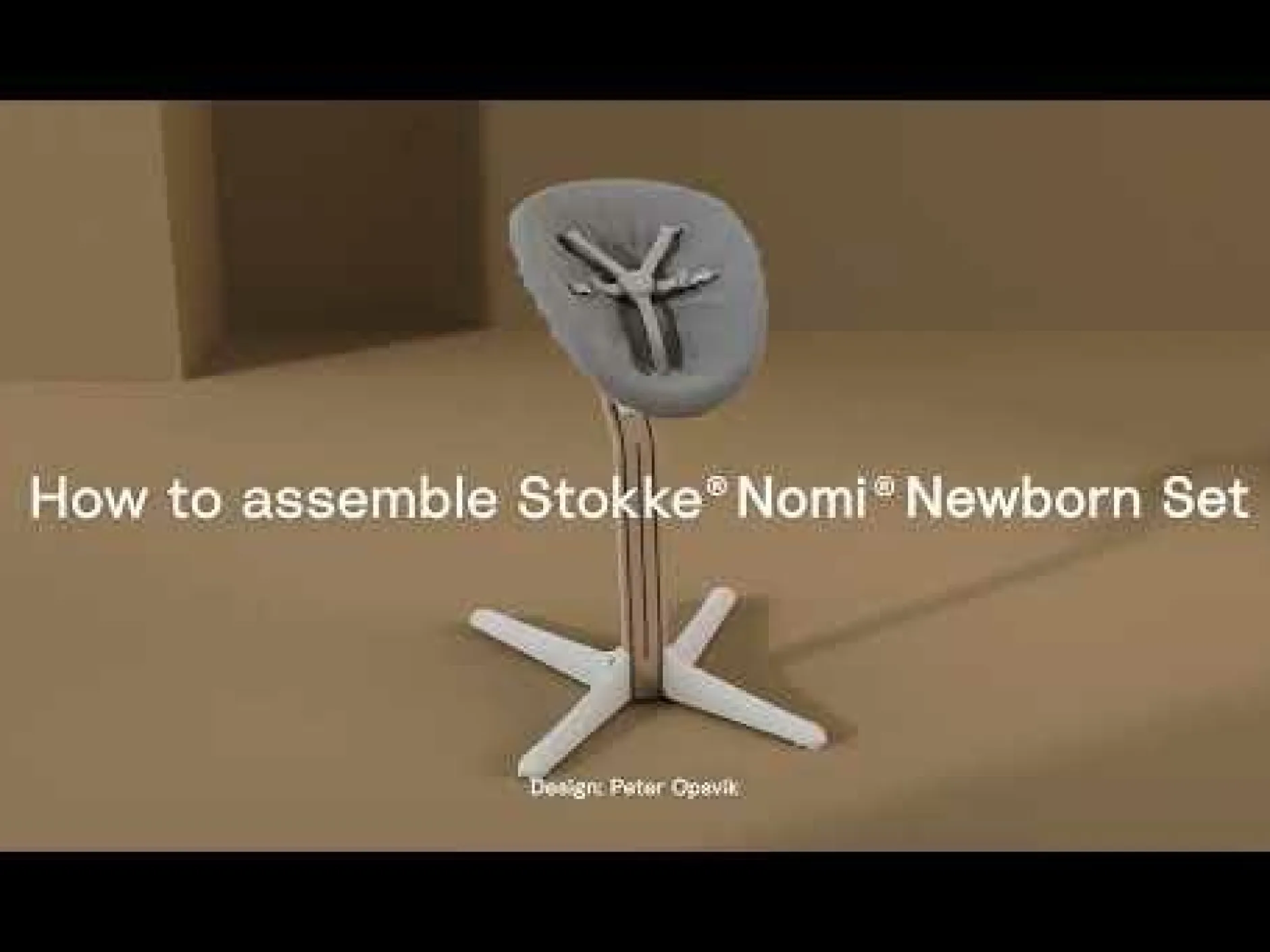 STOKKE Nomi® Newborn Set Grey Grey Sand* Hochstuhl Zubehör