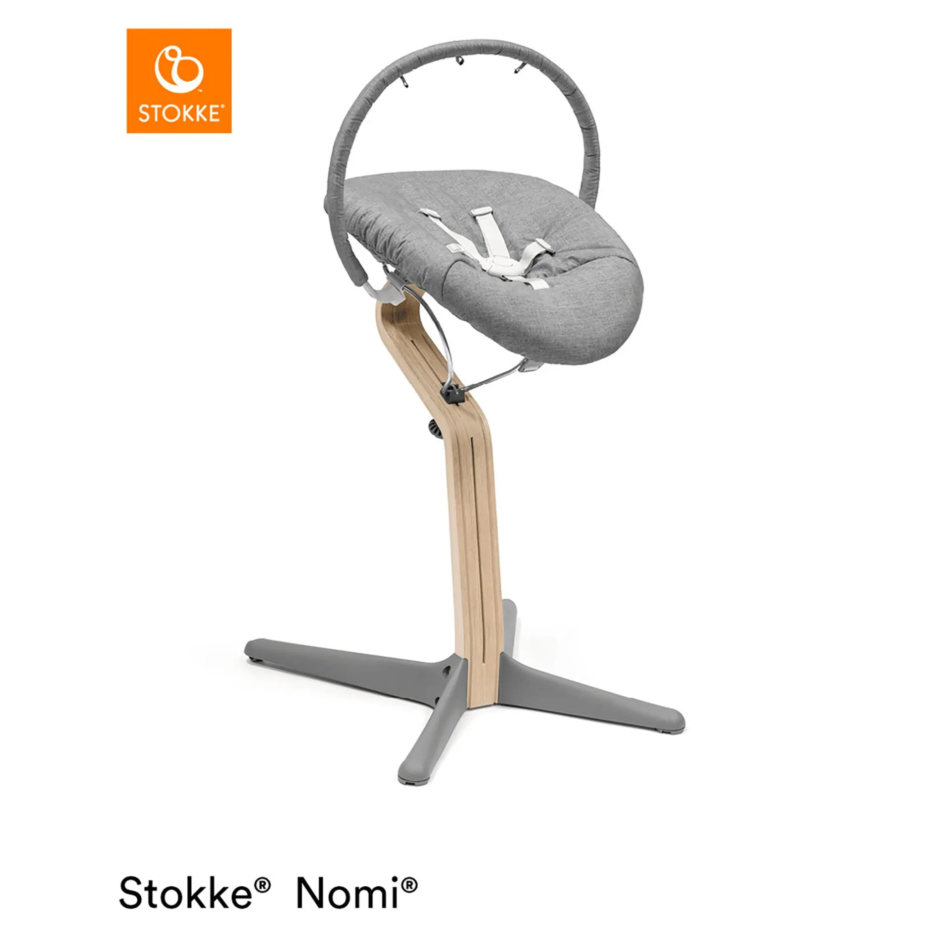 STOKKE Nomi® Newborn Set Grey Grey Sand* Hochstuhl Zubehör