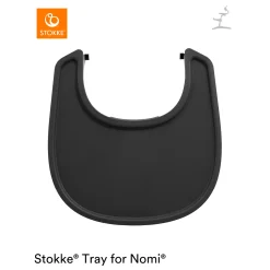STOKKE Nomi® Tray Black* Hochstuhl Zubehör