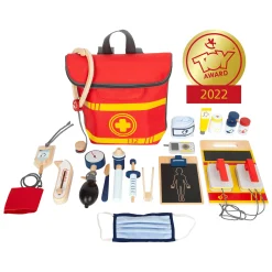 small foot Notarztrucksack*Kinder Holzspielzeug|Spielzeug Ab 3 Jahren