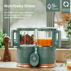 babymoov Nutribaby Glass Green Forest* Babykostwärmer