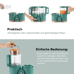 babymoov Nutribaby Glass Green Forest* Babykostwärmer