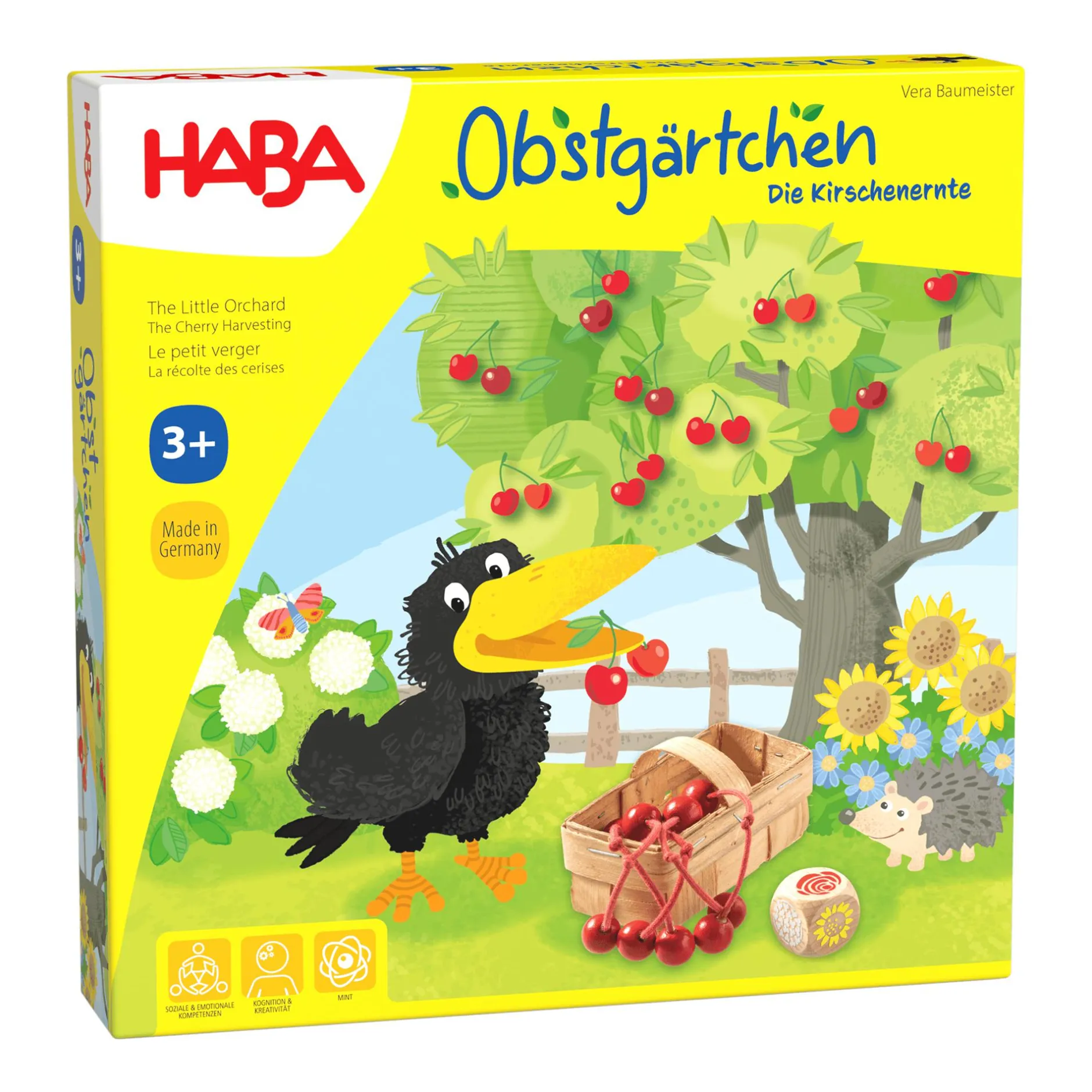 HABA Obstgärtchen - Die Kirschenernte*Kinder Lernspielzeug|Spielzeug Ab 3 Jahren