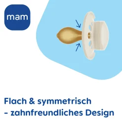 MAM Original matt Latex 0 - 6 Monate 2 Stück Hase/Reh* Schnuller