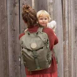 Lu00c4SSIG Outdoor Backpack Green Label Olive* Wickelrucksäcke