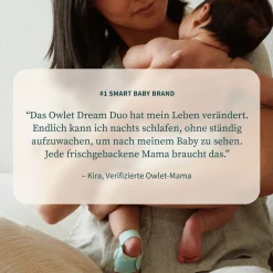 Owlet Dream Bundle: Dream Sock + Dream Sight Baby Kamera Mint* Babyphone