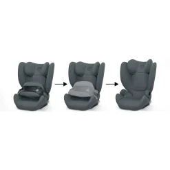 cbx by cybex Pallas B i-Size Cobblestone Grey*Kinder Kindersitze 9-36 Kg, Gruppe 1/2/3