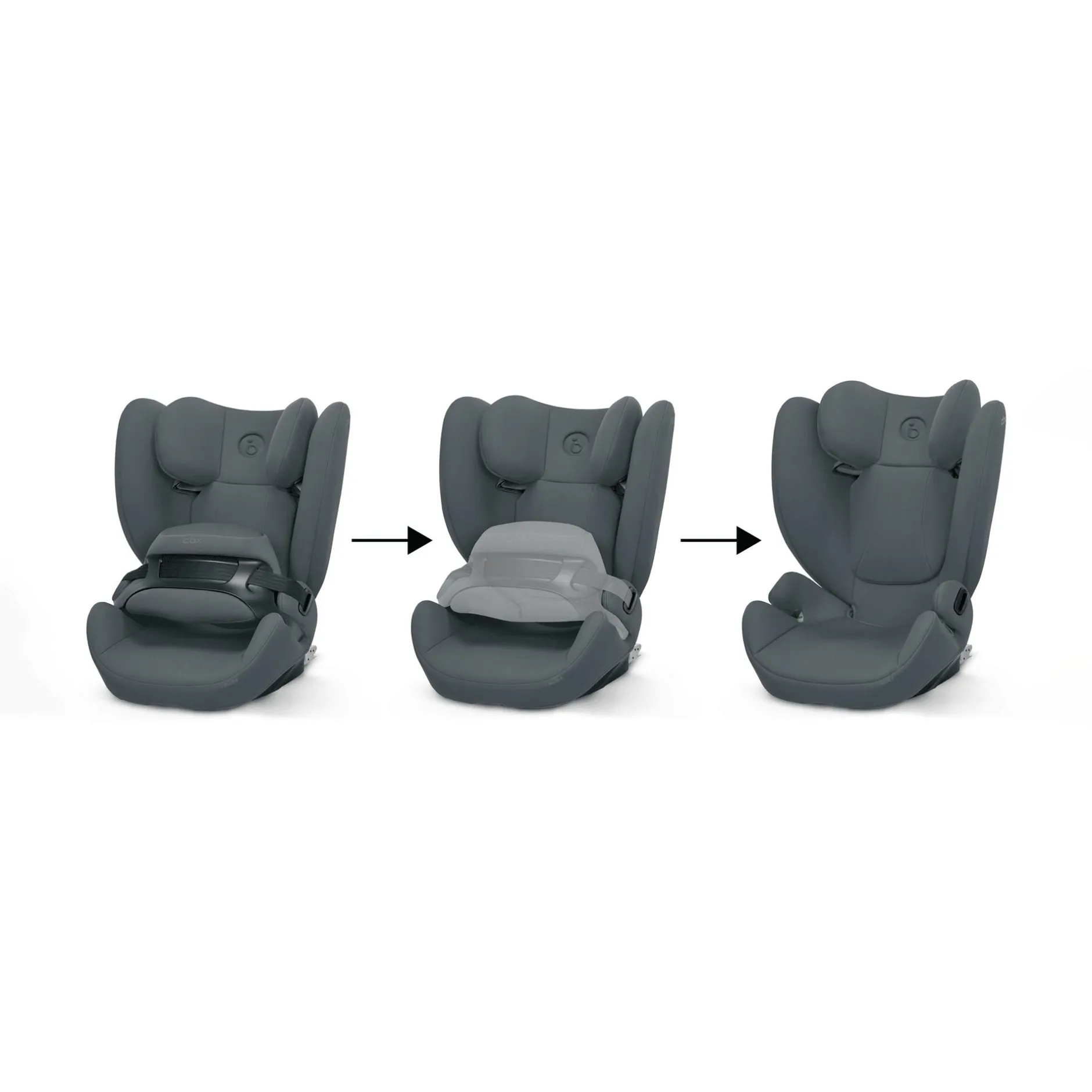cbx by cybex Pallas B i-Size Cobblestone Grey*Kinder Kindersitze 9-36 Kg, Gruppe 1/2/3