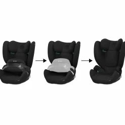 cbx by cybex Pallas B i-Size Pure Black*Kinder Kindersitze 9-36 Kg, Gruppe 1/2/3